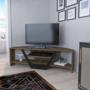 Έπιπλο TV Sares-Oud Oak, Μαύρο - Img 3