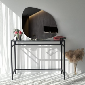 Καθρέφτης SohoAyna85x67cm Μαύρο
