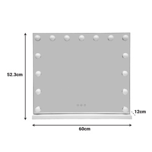 Καθρέφτης LED Hollywood Transparent 60x12x52.3 cm - Img 2