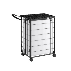 Καλάθι απλύτων Songmics, Μαύρο, LCB290B12, 46 x 33 x 65 cm