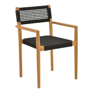 Καρέκλα Lengan Μαύρο 54x52x80 cm