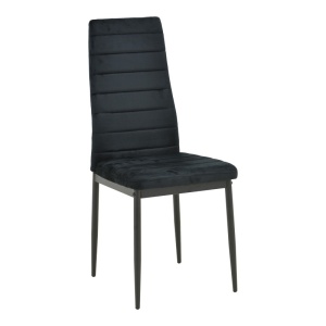 Καρέκλα Parker Μαύρο 39.5x48x95 cm