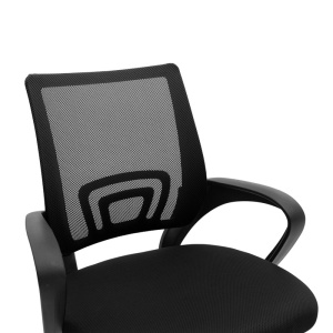 Καρέκλα γραφείου Berto 2, Pako World, Textil, Μαύρο, 60x48x85-95 cm - Img 5