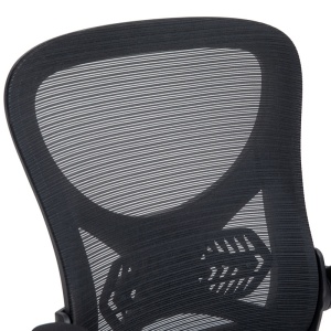 Καρέκλα Derzio, Pako World, Textil, Μαύρο, 62x53x131 cm - Img 9