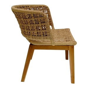 Καρέκλα fotoliu de gradina Milou Boho Pako World Natural 59x65x73 cm - Img 3
