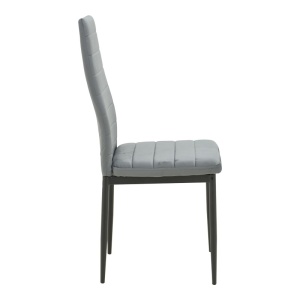 Καρέκλα Parker Γκρι 39.5x48x95 cm - Img 3