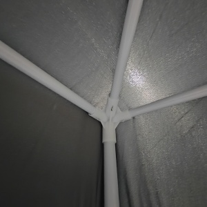 Κιόσκι κήπου, Gazebo, Σκούρο Γκρι, 300x300x250 cm - Img 4