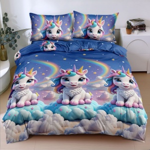 Κλινοσκεπάσματα Vis de Unicorn (Σατέν Βαμβάκι)