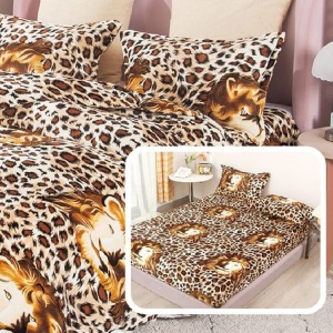 Κλινοσκεπάσματα με Λάστιχο 180x200 cm, Lion 6 Τεμάχια (Cocolino) - Img 2