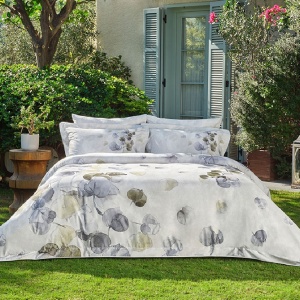 Κλινοσκεπάσματα Aceline Μπλε King Size (Αιγυπτιακό Βαμβάκι)