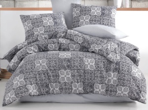 Κλινοσκεπάσματα Ceramica Grey (Βαμβάκι 100%)