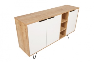 Κονσόλα Clara Console - Oak, Λευκό - Img 3