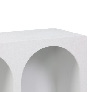 Κονσόλα Emersi με ράφια Λευκό 120x35x76 cm - Img 5