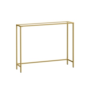 Κονσόλα Vasagle Χρυσό 100.5x20x80 cm