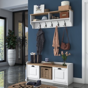 Κρεμάστρα Εισόδου P2 - 1636 - Walnut - Img 6