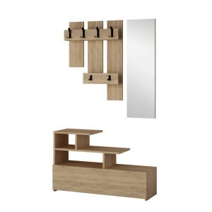 Κρεμάστρα Εισόδου Vesty - Oak, Oak - Img 3