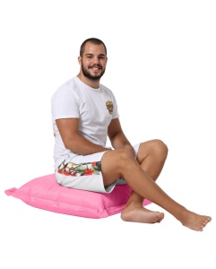 Μαξιλάρι κήπου Cushion Pouf Ροζ 15x70x70 cm - Img 4