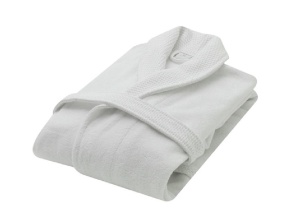 Μπουρνούζι Unisex, Valeron Λευκό, Universal (Βαμβάκι 100%)