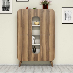 Ντουλάπα Diverse Mine Walnut-Cream