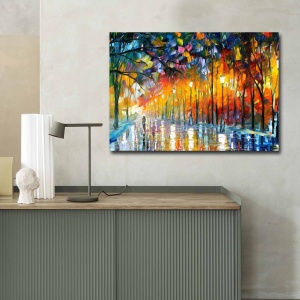Πίνακας καμβά FAMOUSART-026 Πολύχρωμο 70x100x3 cm
