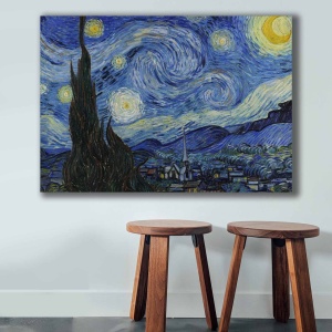 Πίνακας καμβά VANGOGH074 Πολύχρωμο 70x100 cm