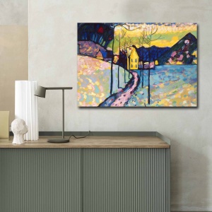 Πίνακας Rainbow Cascade Πολύχρωμος 70x100x3 cm