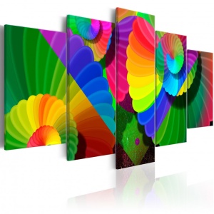 Πίνακας - Twisted Colours 200x100 cm