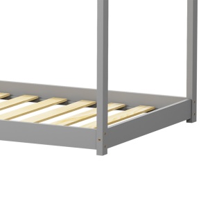 Παιδικό κρεβάτι Nino Montessori, Pako World, Γκρι, 90x190 cm - Img 7