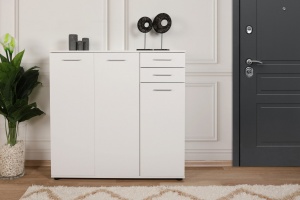 Παπουτσοθήκη ADR-532-BB-1 Λευκό