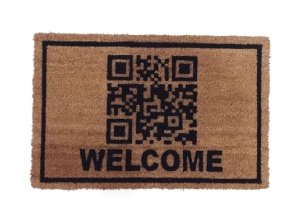 Πατάκι Εισόδου QR, 40x60 cm, Ίνες Καρύδας