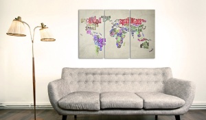 Πίνακας από φελλό - Colorful Countries [Cork Map] 120x80 cm - Img 2
