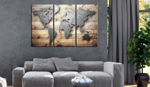 Πίνακας από φελλό - Doors to the World [Cork Map] 60x40 cm - Img 2