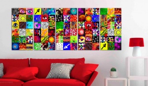 Πίνακας - Colourful Abstraction 200x80 cm - Img 2