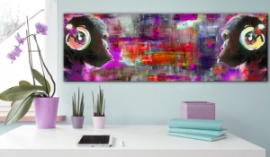 Πίνακας - Colours of Music 150x50 cm - Img 2