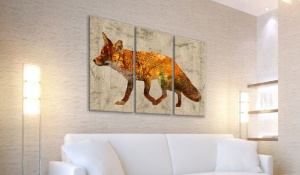 Πίνακας - Fox in the Wood 90x60 cm - Img 2