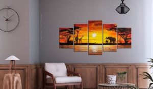 Πίνακας - Hot Safari 100x50 cm - Img 2