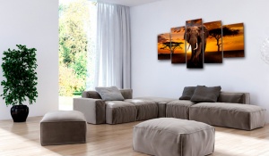 Πίνακας - The Savannah King 100x50 cm - Img 2
