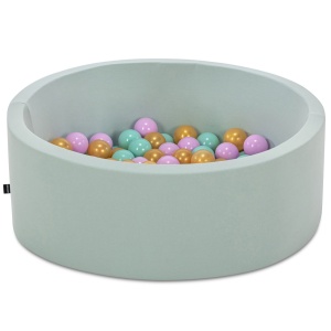Πισίνα με μπαλάκια Bubble Pops v3 Μέντα 85x85x30 cm