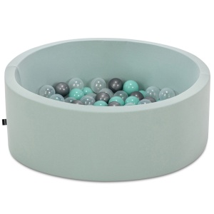 Πισίνα με μπαλάκια Bubble Pops v7 Μέντα 85x85x30 cm
