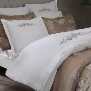 Πλήρες σετ Royal Καφέ, με 9 τεμάχια (Βαμβάκι 100%)