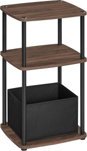 Πλαϊνό τραπεζάκι Songmics Καρυδί 34x30x58 cm