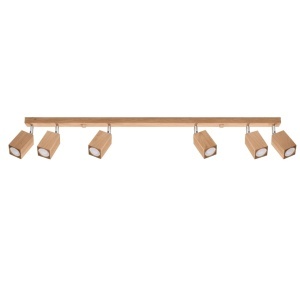Πλαφονιέρα Keke, Δρυς, 120x5x20 cm