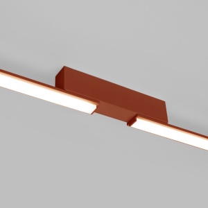 Πλαφονιέρα LED Lagom, Κόκκινη, 4000K, 181x4x7 cm - Img 6