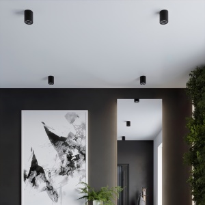 Πλαφονιέρα LED Zoe, Μαύρη, 4000K, 7.2x7.2x8.3 cm - Img 8