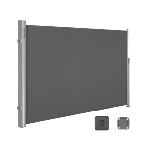 Πλευρική τέντα Songmics Γκρι 160x350 cm