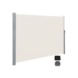 Πλευρική τέντα Songmics Ασημί 200x400 cm