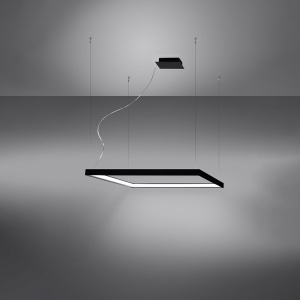 Πολυέλαιος LED Nelya, Μαύρος, 4000K, 80x80x150 cm - Img 3
