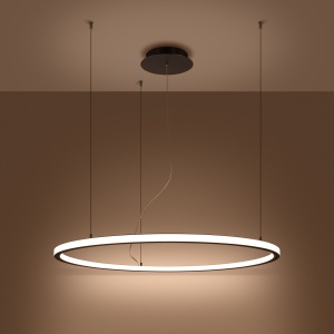 Πολυέλαιος LED Risa, Μαύρος, 3000K, 90x90x160 cm - Img 3