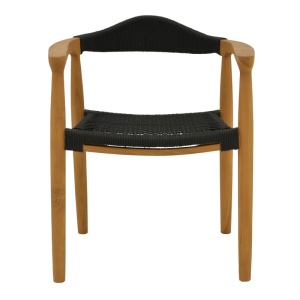 Πολυθρόνα Κήπου Ganny Boho Pako World Μαύρο 59x56x71 cm - Img 4