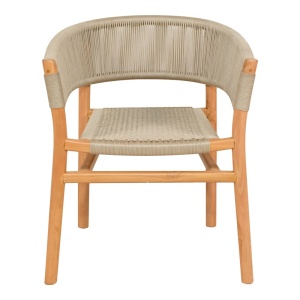 Πολυθρόνα Κήπου Kajone Boho Pako World Κρεμ 62x55x75 cm - Img 4